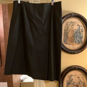 Black A-Line skirt